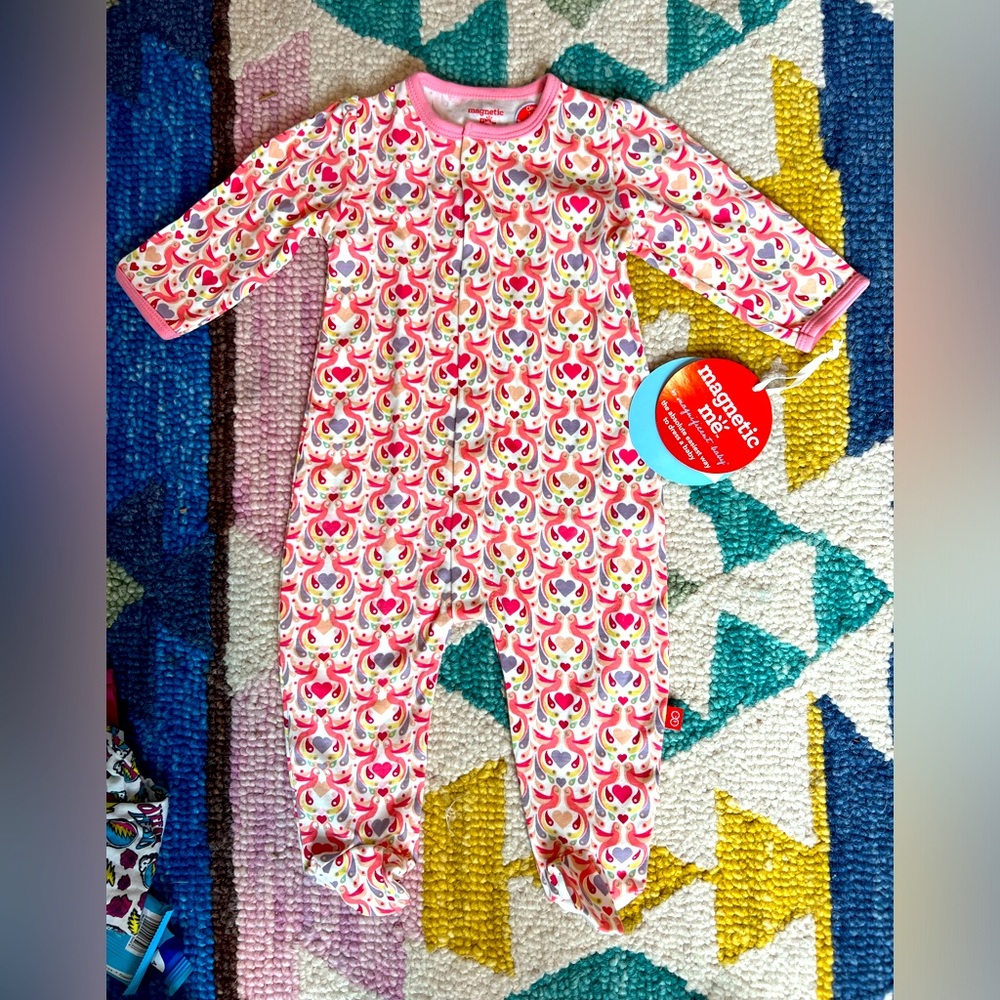 Magnetic Me Lovebirds Footie NWT Size 6-9M